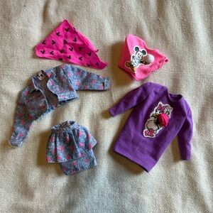 Vintage Barbie Disney outfits